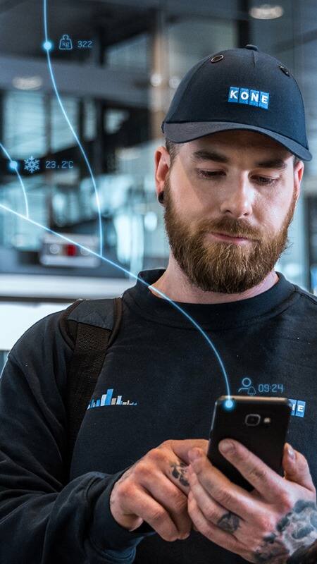 Osigurajte neprekidan protok ljudi pomoću KONE 24/7 povezanih usluga